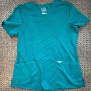 Cherokee Women's Teal Scrub Top and Bottom